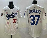 Men's Los Angeles Dodgers #37 Teoscar Hernandez White 2025 Tokyo Series Limited Jersey,baseball caps,new era cap wholesale,wholesale hats